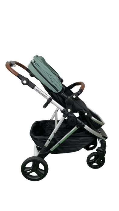 Shop Mockingbird Single 2.0 Stroller, 2024, Sage, Silver With Penny Leather, Windowpane at GoodBuy Gear