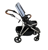 Shop Mockingbird Single to Double 2.0 Stroller, 2025, Silver With Penny Leather, Sky, Watercolor Drops at GoodBuy Gear