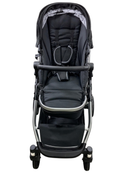 Shop Mockingbird Single to Double 2.0 Stroller, 2024, Black, Silver With Black Leather, Windowpane at GoodBuy Gear
