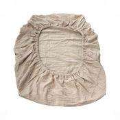 Shop Mushie Extra Soft Muslin Fitted Changing Pad Cover, Blush at GoodBuy Gear