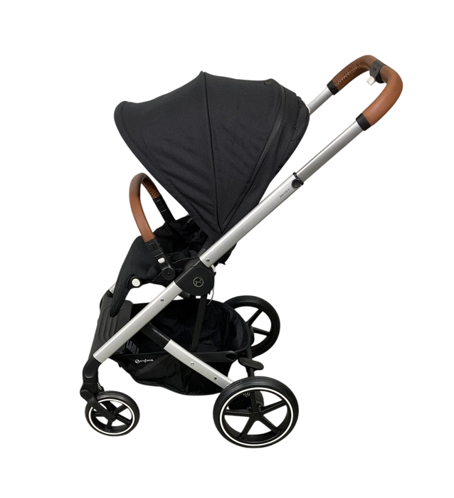 Shop Cybex Balios S Lux Stroller, 2021, Silver, Moon Black at GoodBuy Gear