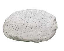 Shop Poppyseed Play Extra Padded Round Play Mat, Black Squiggle Dot at GoodBuy Gear