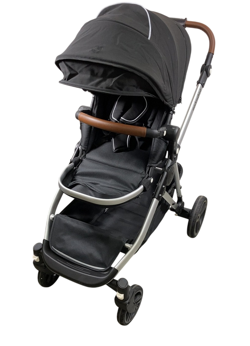 Shop Mockingbird Single to Double 2.0 Stroller, 2024, Black, Silver With Penny Leather, Watercolor Drops at GoodBuy Gear
