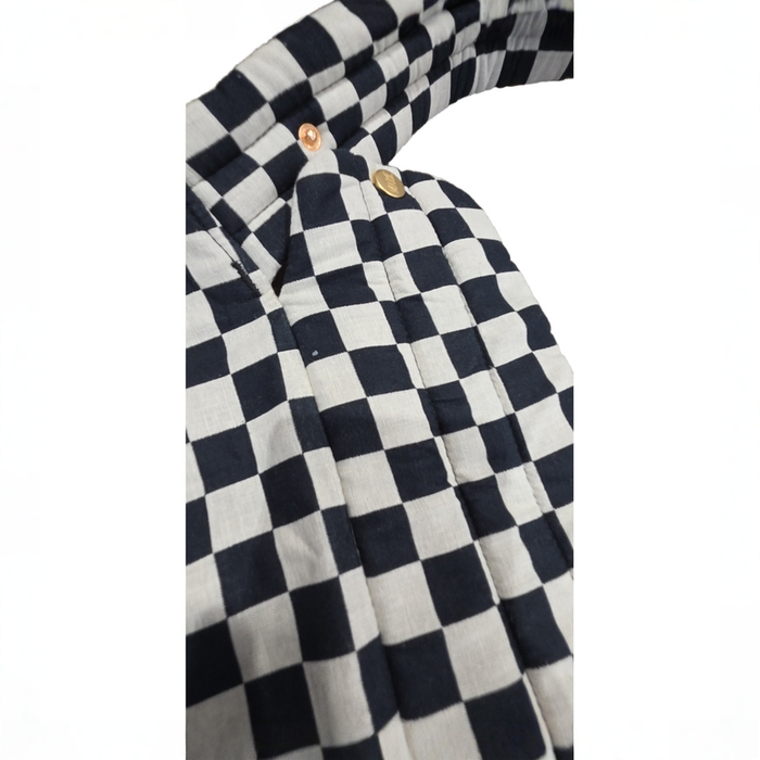 Shop Mabē The Monarch Carrier, Ebony Check at GoodBuy Gear