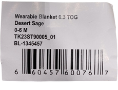 Shop Tiny Kind Wearable Blanket, 0-6m, 0.3 TOG, Desert Sage at GoodBuy Gear