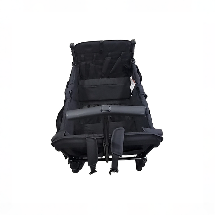 Shop Vomeast Stroller Wagon With Canopy, 2 Seater, Black at GoodBuy Gear
