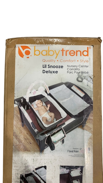 Shop Baby Trend Lil Snooze Deluxe Nursery Playard, Flora at GoodBuy Gear