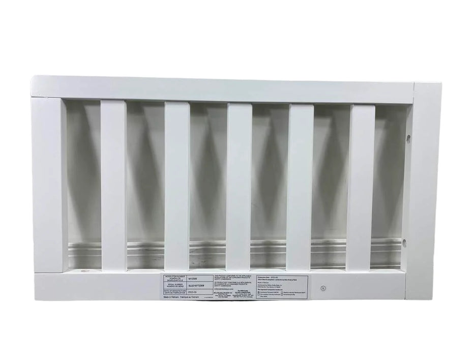 Million Dollar Baby Toddler Bed Conversion Kit (M12599), White