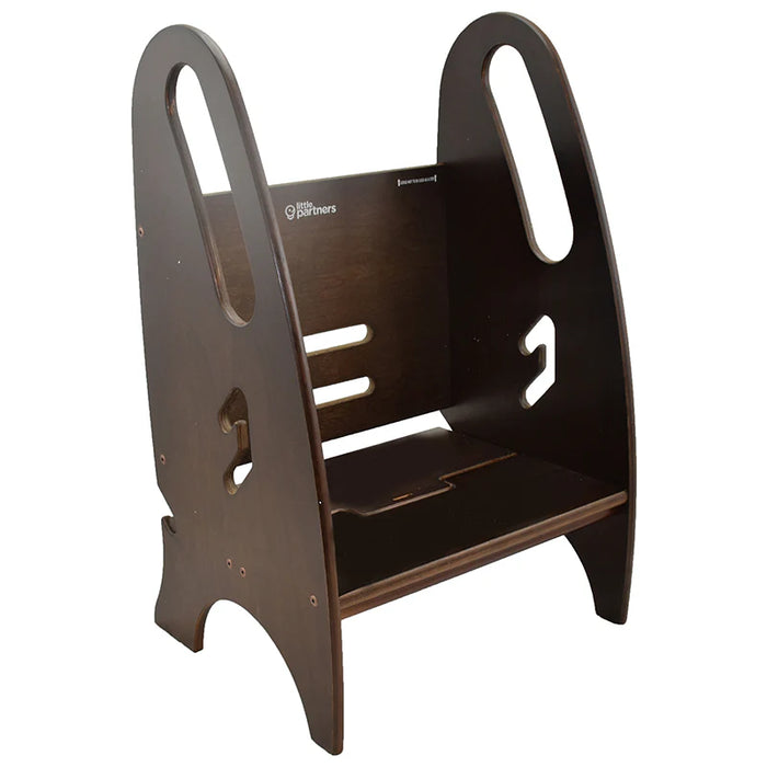 Shop Little Partners 3-in-1 Growing Step Stool, Espresso at GoodBuy Gear