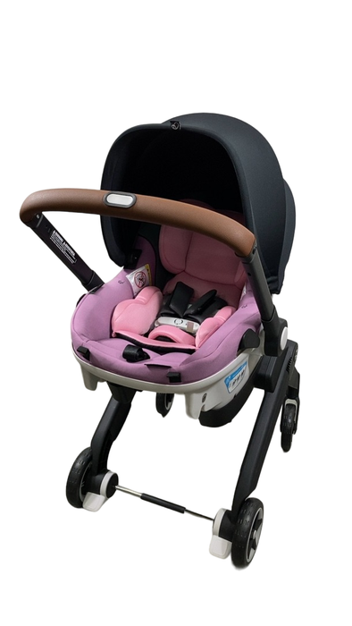 Shop Evenflo Gold Shyft Dual Ride Infant Car Seat Stroller Combo, 2024, Opal Pink, with Carryall Storage and Extended Canopy at GoodBuy Gear