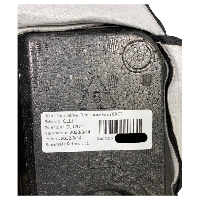 Shop Clek Olli Backless Booster Seat, 2013, Thunder at GoodBuy Gear