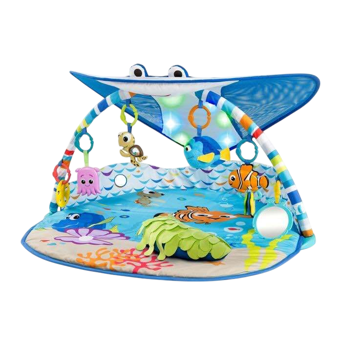 Shop Disney Baby Finding Nemo Mr. Ray Ocean Lights Activity Gym at GoodBuy Gear