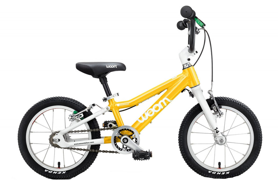Shop Woom GO 2 Bike- 14”, Vibrant yellow at GoodBuy Gear