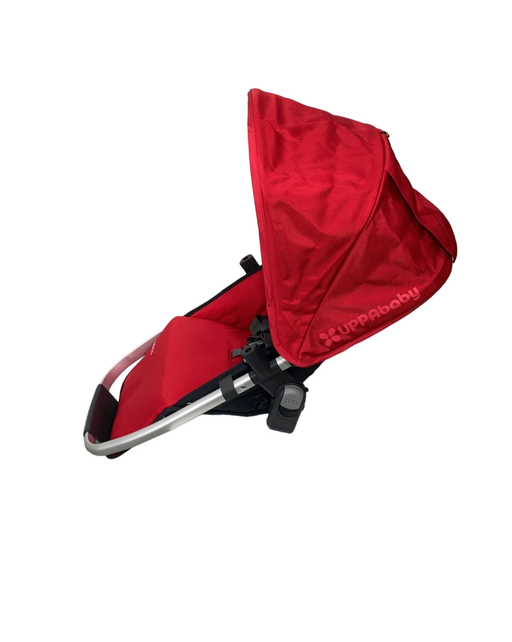 secondhand UPPAbaby VISTA RumbleSeat, 2015+, Denny (Red Melange), 2017