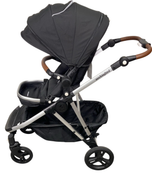 Shop Mockingbird Single to Double 2.0 Stroller, 2024, Black, Silver With Penny Leather, Windowpane at GoodBuy Gear