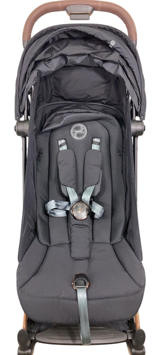 Shop Cybex Coya Stroller, 2023, Rose Gold, Sepia Black at GoodBuy Gear