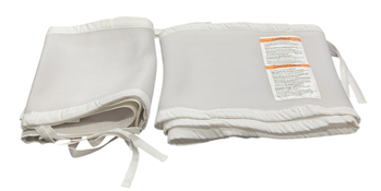 Shop Breathable Baby Mesh Crib Liner, Full Size/4 Sides, White at GoodBuy Gear