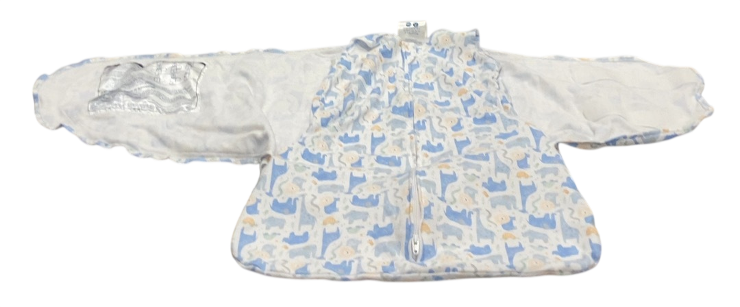 Shop Halo SleepSack Swaddle, Blue Safari Animals, Newborn at GoodBuy Gear