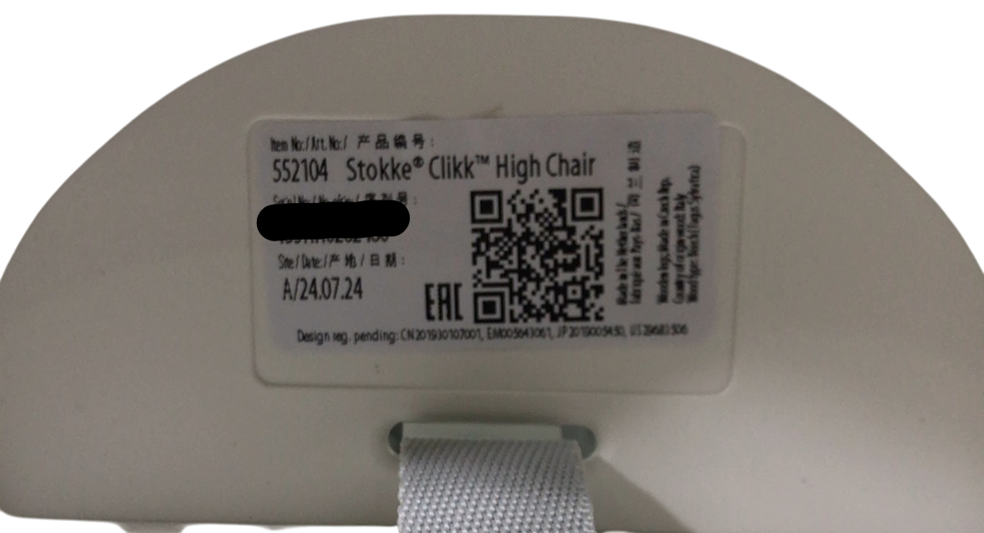 Shop Stokke Clikk High Chair, White at GoodBuy Gear