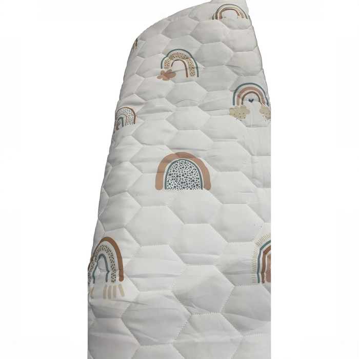 Shop Comfy Cubs Quilted Kids Play Mat, Rainbow, Square (56 in X 56 in) at GoodBuy Gear