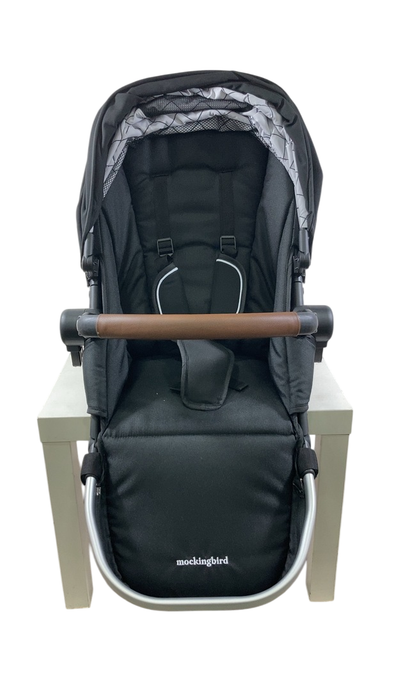 Shop Mockingbird 2nd Seat Kit 2.0, Black, Silver With Penny Leather, Windowpane at GoodBuy Gear