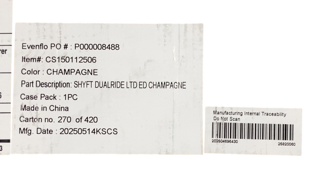 Shop Evenflo Gold Shyft Dual Ride Infant Car Seat Stroller Combo, Champagne, 2025, with Green/Gentle Fabric at GoodBuy Gear