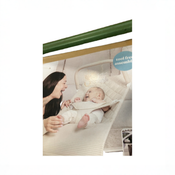 Shop DRAFT - Baby Delight Alpine Deluxe Portable Bouncer, Tan Linen Stripe at GoodBuy Gear