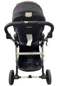 Shop Mockingbird Single 2.0 Stroller, 2024, Black, Silver With Black Leather, Watercolor Drops at GoodBuy Gear