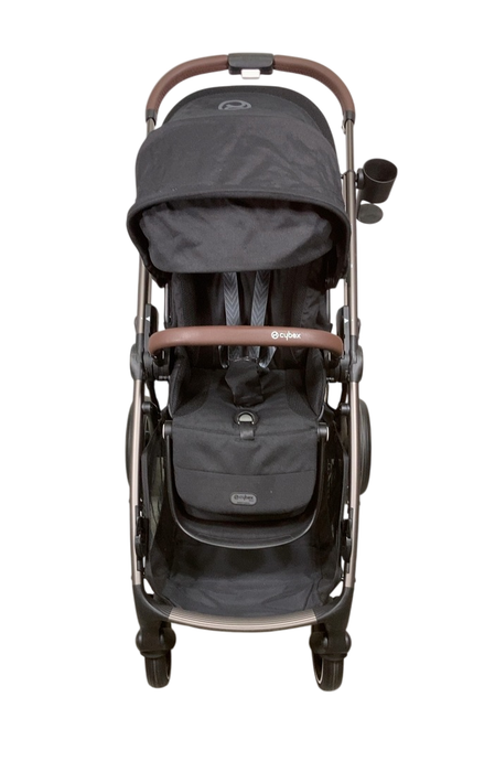 Shop Cybex Gazelle S Modular Stroller, 2024, Moon Black, Taupe Frame at GoodBuy Gear
