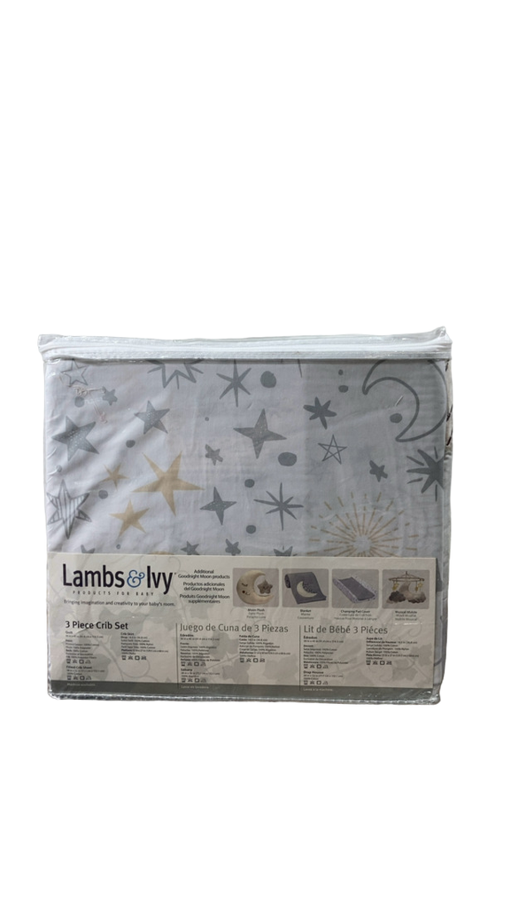 Lambs & Ivy 3 Piece Crib Set, Goodnight Moon