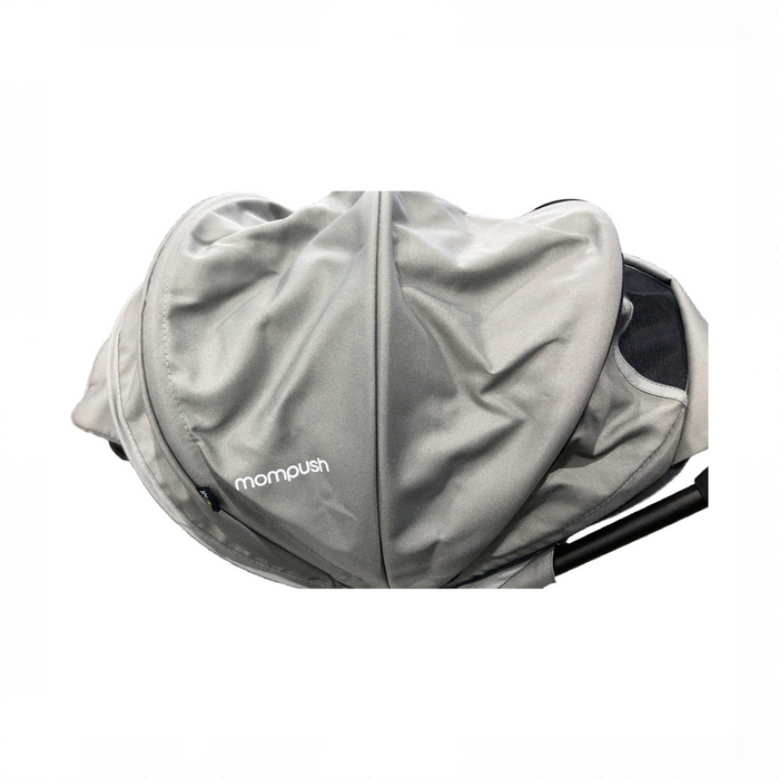 Shop Mompush Lithe Double Stroller, 2026, Grey at GoodBuy Gear