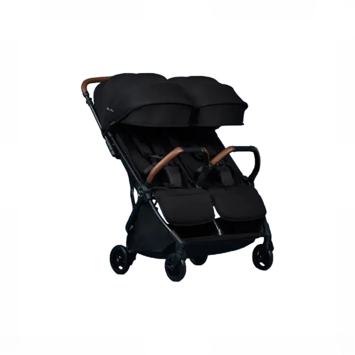 Shop Silver Cross Jet Double Travel Stroller, 2025, Black at GoodBuy Gear
