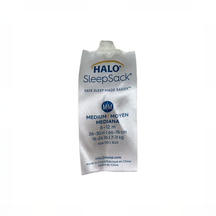 Shop Halo Cotton Sleepsack, Cream, Medium at GoodBuy Gear