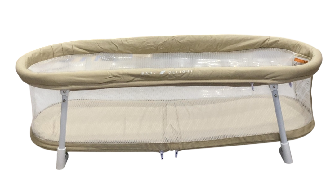 Shop Baby Delight Snuggle Nest Portable Infant Bassinet, Organic Oat at GoodBuy Gear