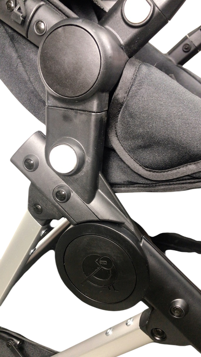 Shop Mockingbird Single to Double 2.0 Stroller, 2024, Black, Silver With Penny Leather, Windowpane at GoodBuy Gear