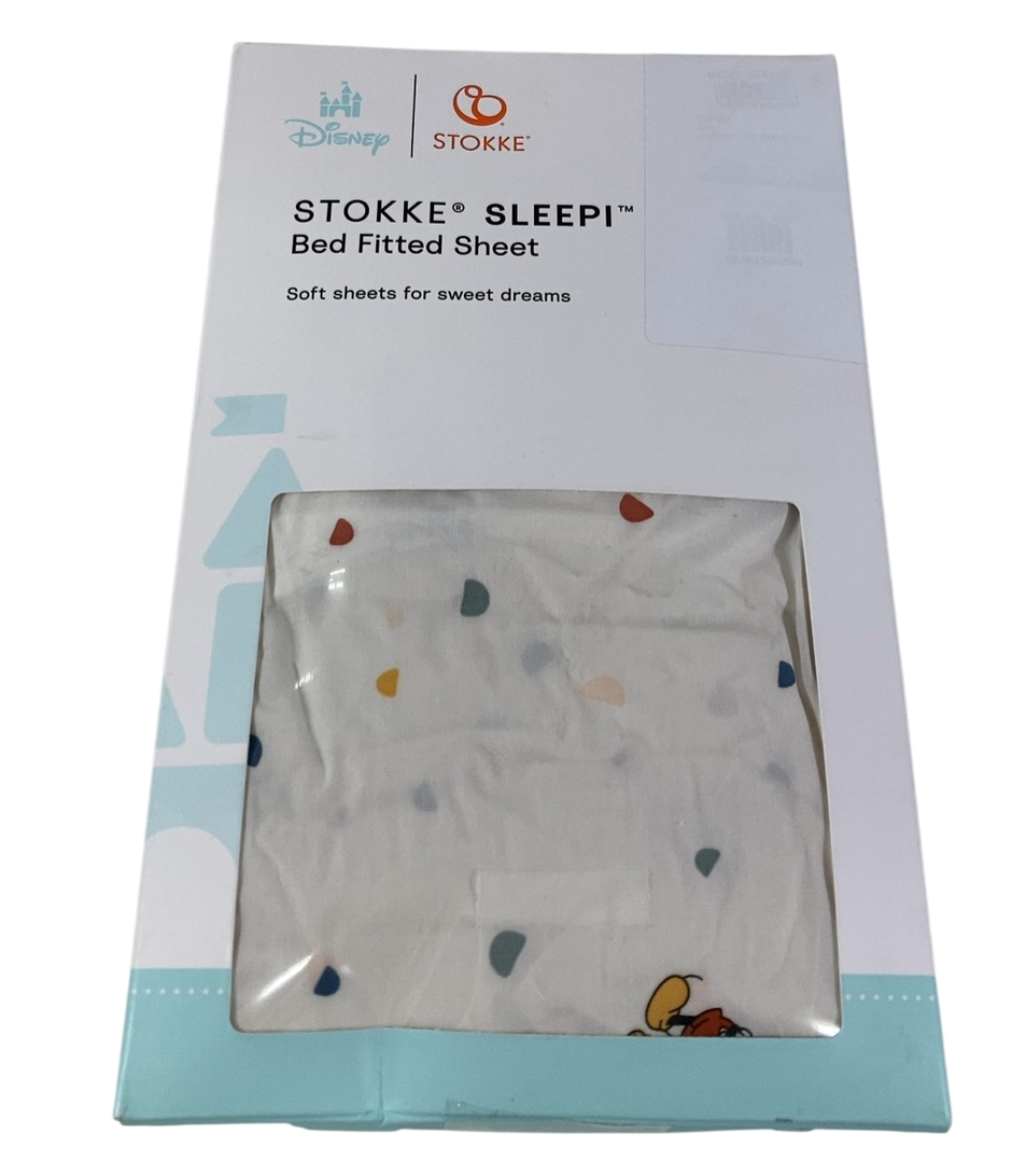 stokke v3 sheets Stokke Sleepi Fitted Sheet, Mickey Celebration, V3