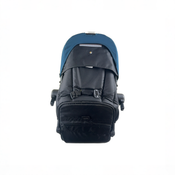 Shop Mockingbird 2nd Seat Kit with Extendable Canopy, Sea, Silver With Penny Leather, Windowpane at GoodBuy Gear