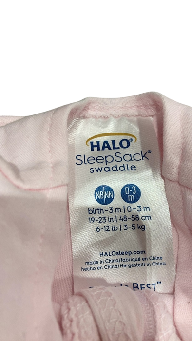 Shop Halo SleepSack Swaddle, Newborn, Soft Pink at GoodBuy Gear