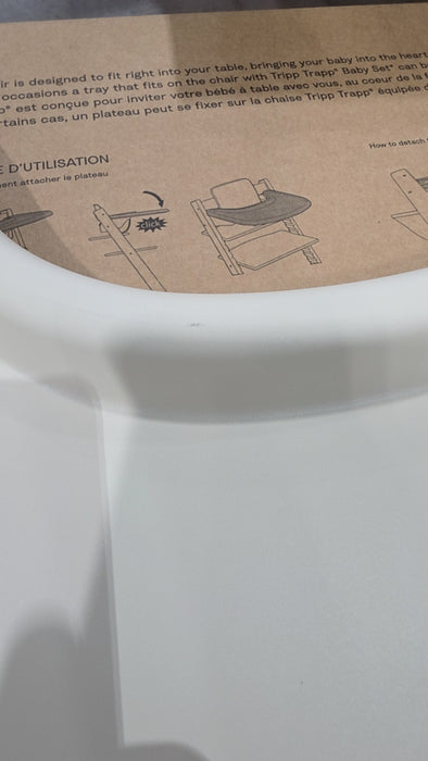 Shop Stokke Tripp Trapp Tray, Vanilla White at GoodBuy Gear