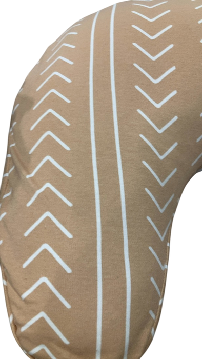 Shop Boppy Nursing Pillow, Organic, Camel Stitch Stripe at GoodBuy Gear