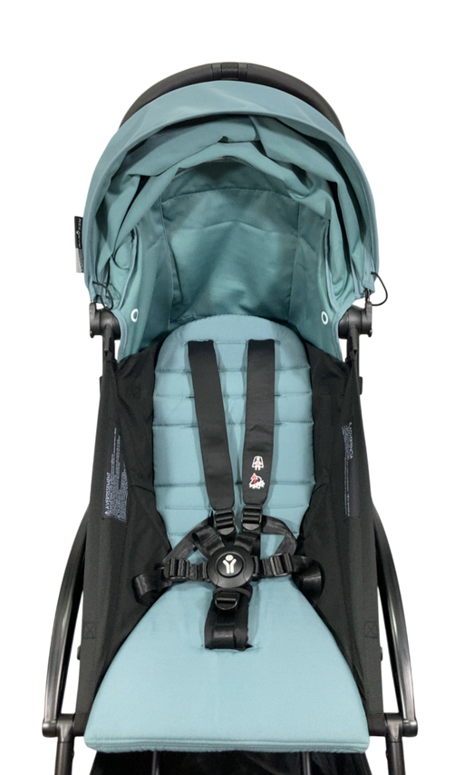 Shop Babyzen YOYO2 Complete Stroller, 2023, Black with Aqua at GoodBuy Gear