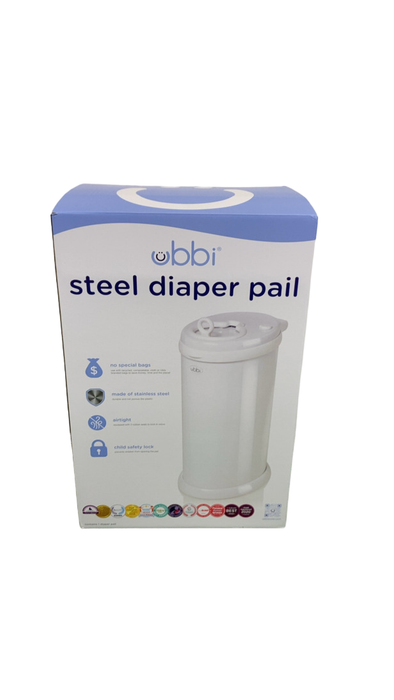 Shop Ubbi Diaper Pail, White at GoodBuy Gear