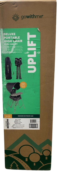 Shop Baby Delight Go With Me Uplift Deluxe Portable High Chair, Elephant Grey at GoodBuy Gear