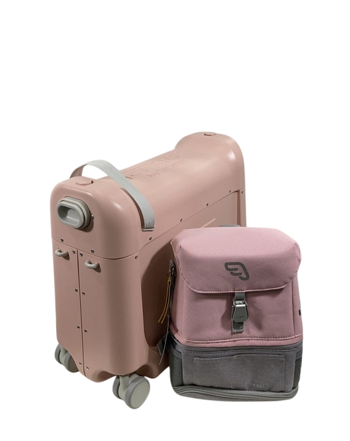 Shop Stokke JetKids BedBox + Crew Backpack Travel Bundle, Pink Lemonade at GoodBuy Gear