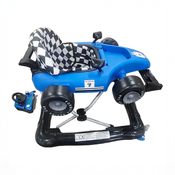 Shop DRAFT - Infans 4-in-1 Foldable Activity Push Walker, Blue/Black at GoodBuy Gear