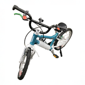 Shop Woom GO 3 Bike "16, Base Model, Metallic turquoise at GoodBuy Gear