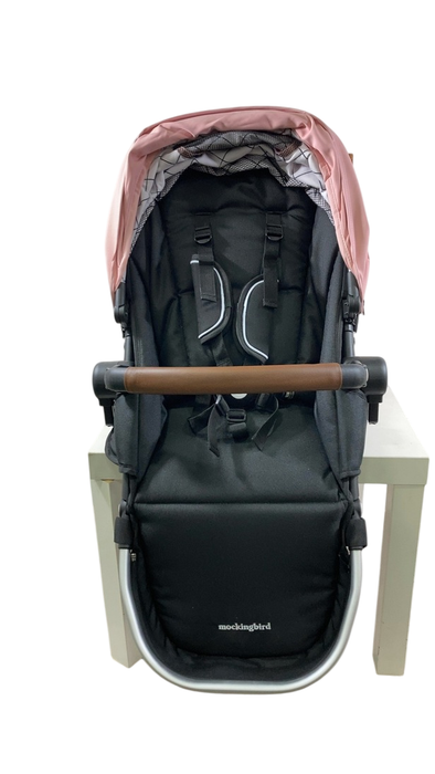 Shop Mockingbird 2nd Seat Kit 2.0, Bloom, Silver With Penny Leather, Windowpane at GoodBuy Gear