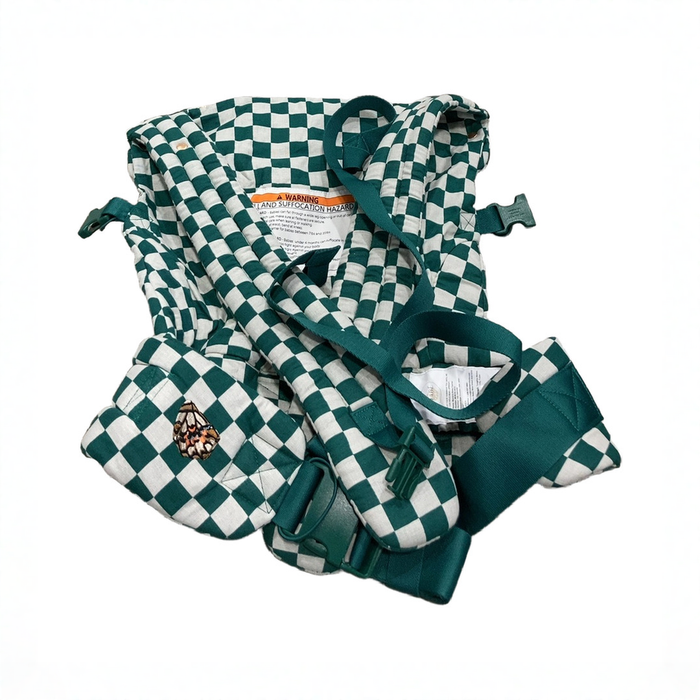 Shop Mabē The Monarch Carrier, Evergreen Check at GoodBuy Gear