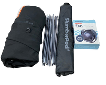 Shop SlumberPod 3.0 Sleep Canopy with Fan, Black with Gray Accents at GoodBuy Gear