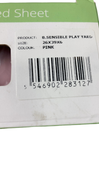 Shop BSensible Playard Fitted Sheet, Pink at GoodBuy Gear